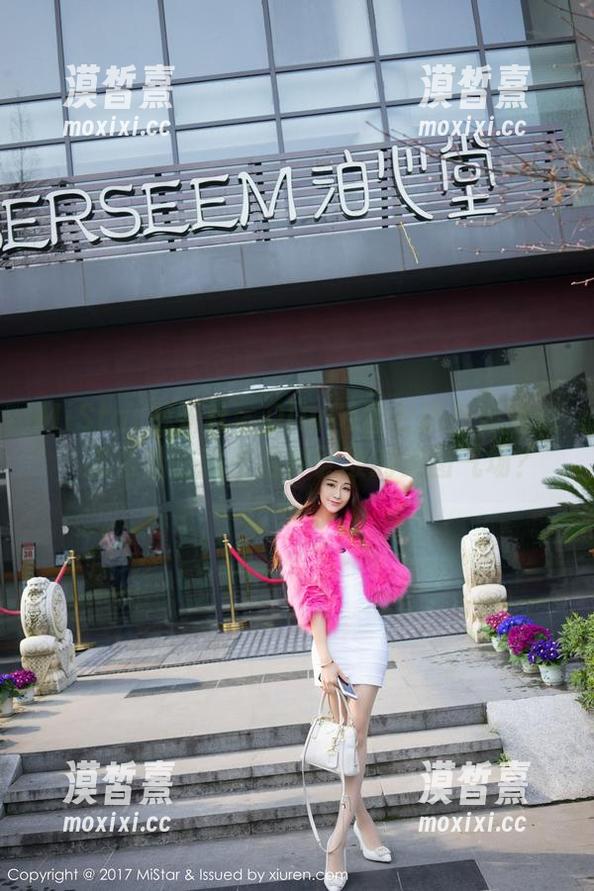MiStar魅妍社 - Olivia童安琪在泳池边，怎么拍的就是这种无敌的美图气场？