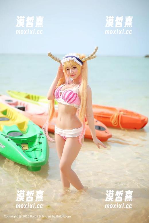 波萝社 - 反正我是在看私人夏天写真，王语纯真的是太会了！